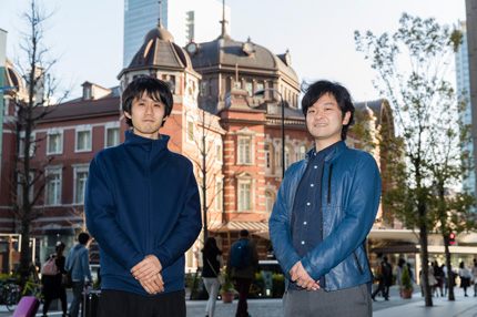 隈研吾建築都市設計事務所（写真左より）田野口 紘大さん、寺澤 剛さん