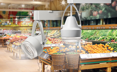 食品スーパー向け LEDスポットライトのイメージ写真