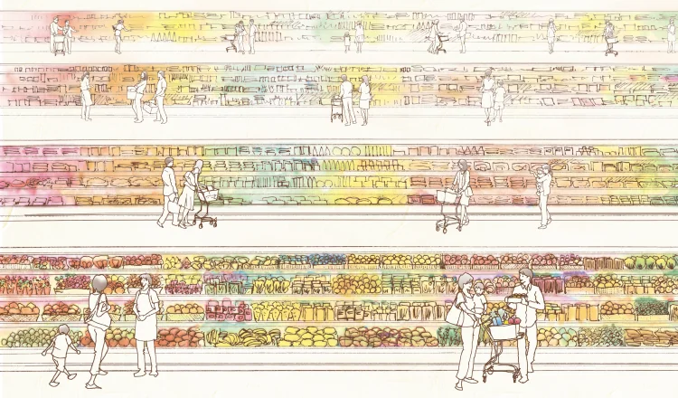 Lighting for Supermarket（食品スーパーマーケット向け照明器具）