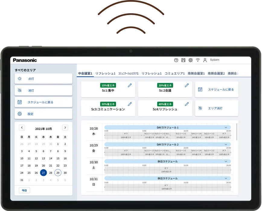 無線照明制御システム 画像