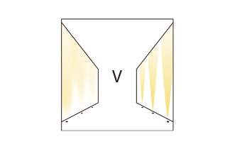 V（ヴィー） 光のメリハリ度
