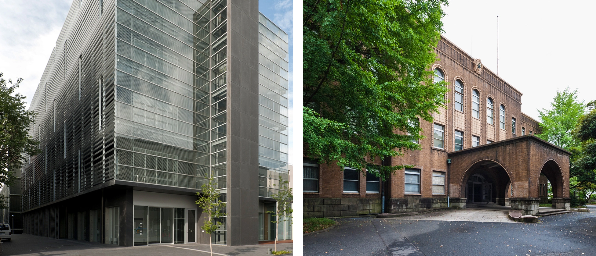 名古屋大学と東京海洋大学の外観