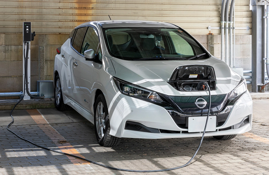 EV充電設備を利用した営業車両の充電状況