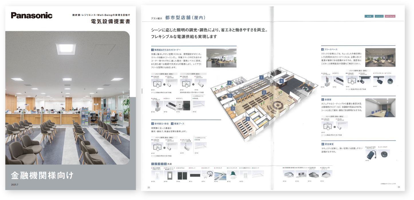 詳しい事例が掲載されている金融機関様向けご提案書