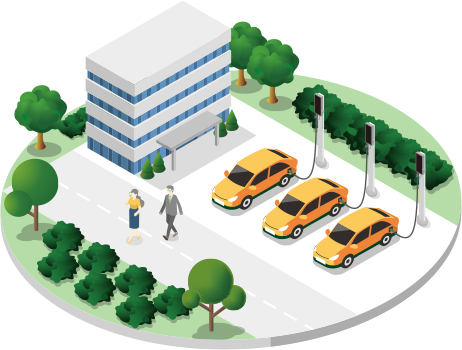 EV充電インフラソリューション「Charge-ment：チャージメント」のサービス画像