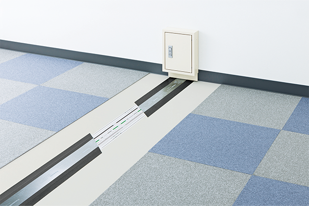 アンダーカーペット配線システム「パナトラック」の商品画像