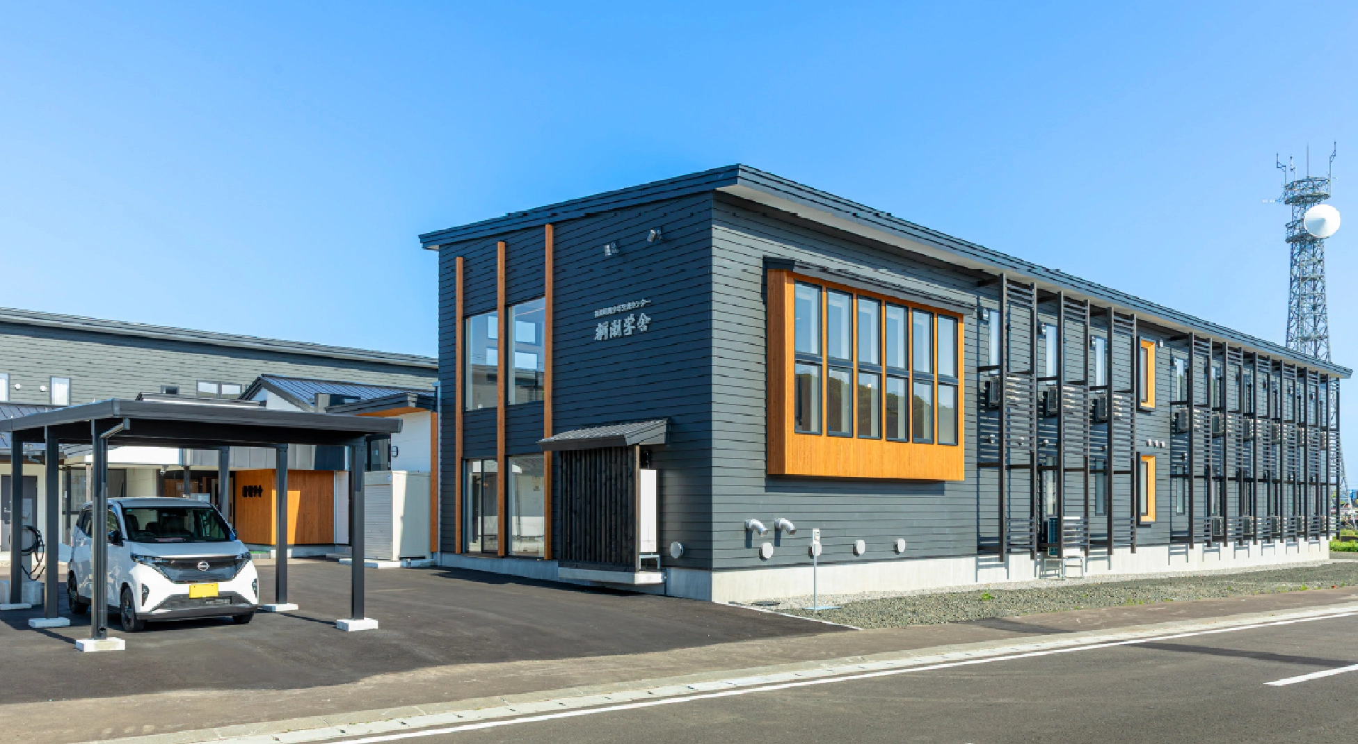 北海道 福島町 福島町青少年交流センター 新潮学舎の外観