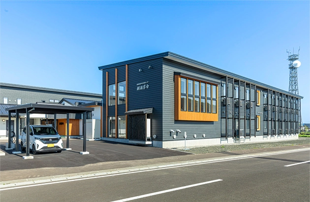 北海道 福島町 福島町青少年交流センター 新潮学舎の外観