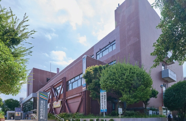 神奈川県横浜市　横浜市港北区役所の外観