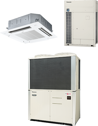 オフィス・店舗用エアコン・ビル用マルチエアコン・ハイブリッド空調スマートマルチ（一体型）の商品画像