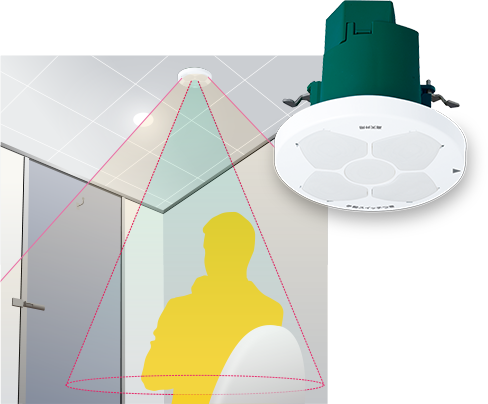 熱線センサ付自動スイッチ「かってにスイッチ（微動検知形）」の商品画像