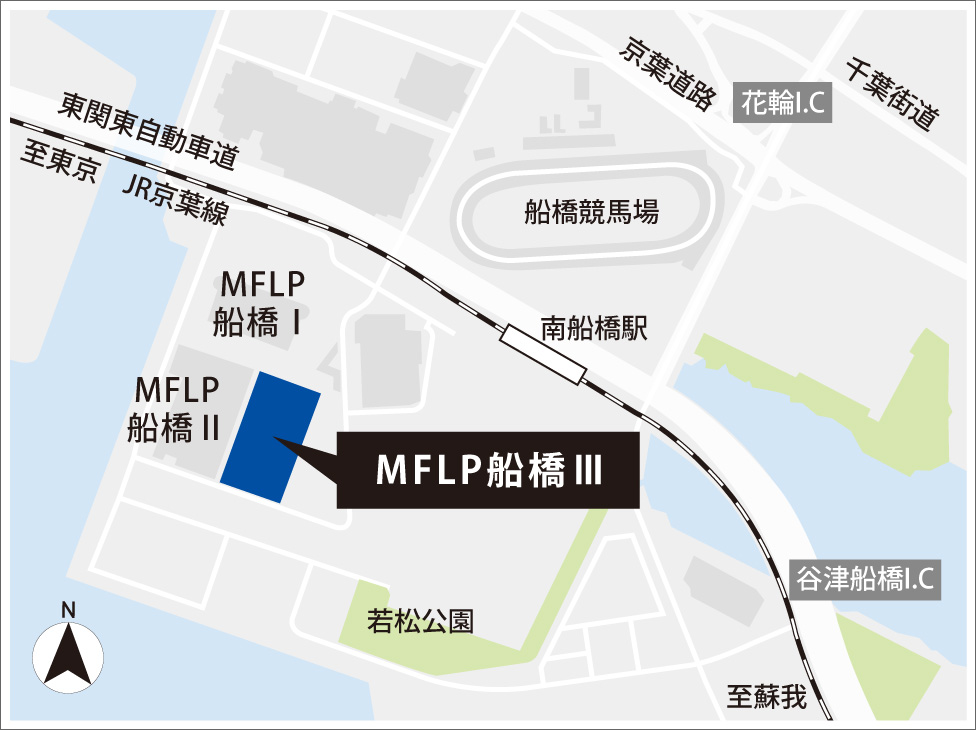 MFLP船橋Ⅲエリアマップ