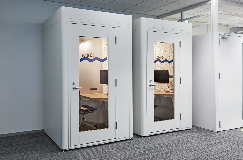 WEB会議の声が漏れない「SOLO BASE」