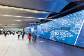 Osaka Metro中央線 夢洲駅 LEDビジョン
