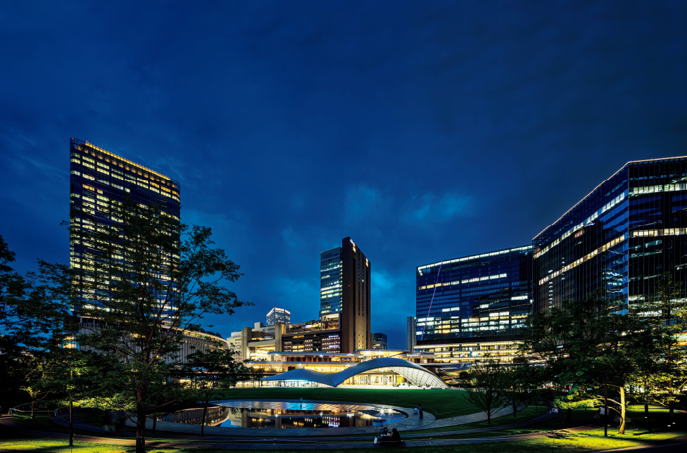 最適な明るさで設計された魅力ある夜景を創出