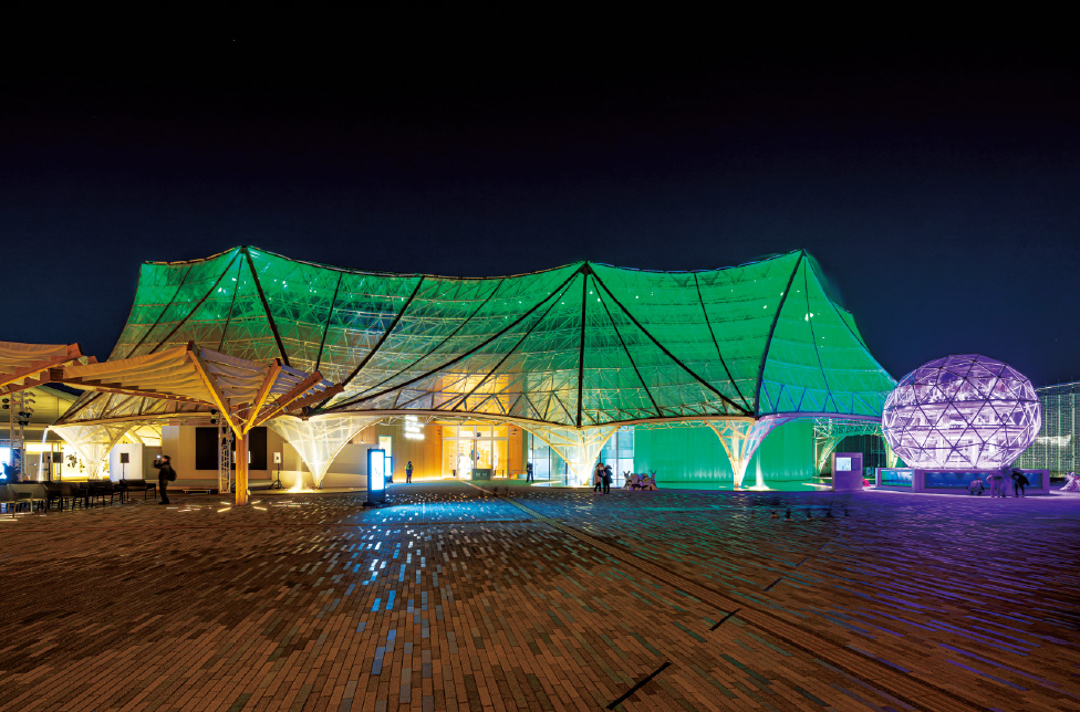 ライトグリーンなどの演出パターンも用意されている