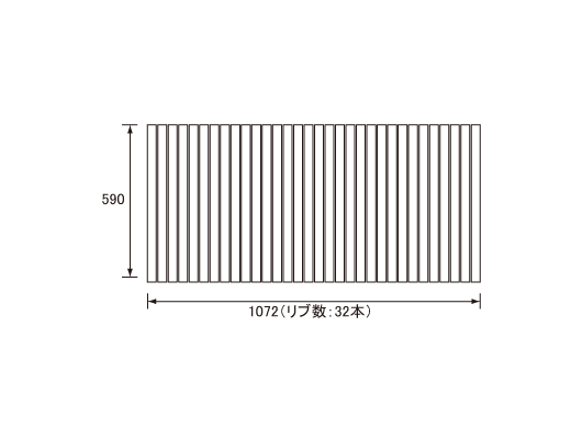 1072~590mm