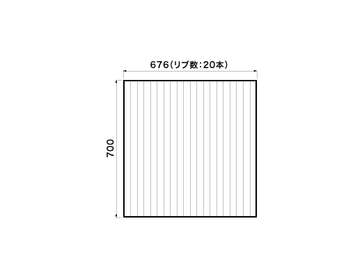 676~700mm