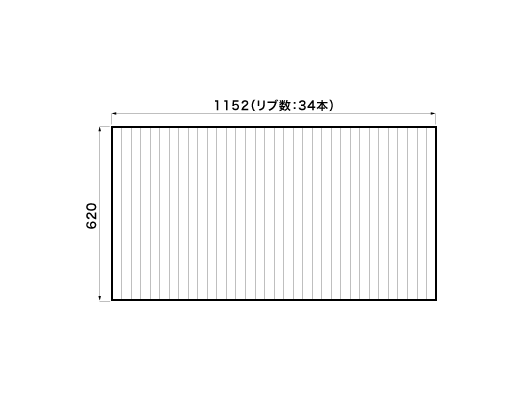 1152~620mm