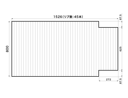 1526~800mm