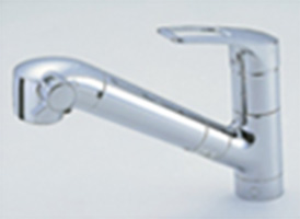 写真：浄水器内蔵水栓