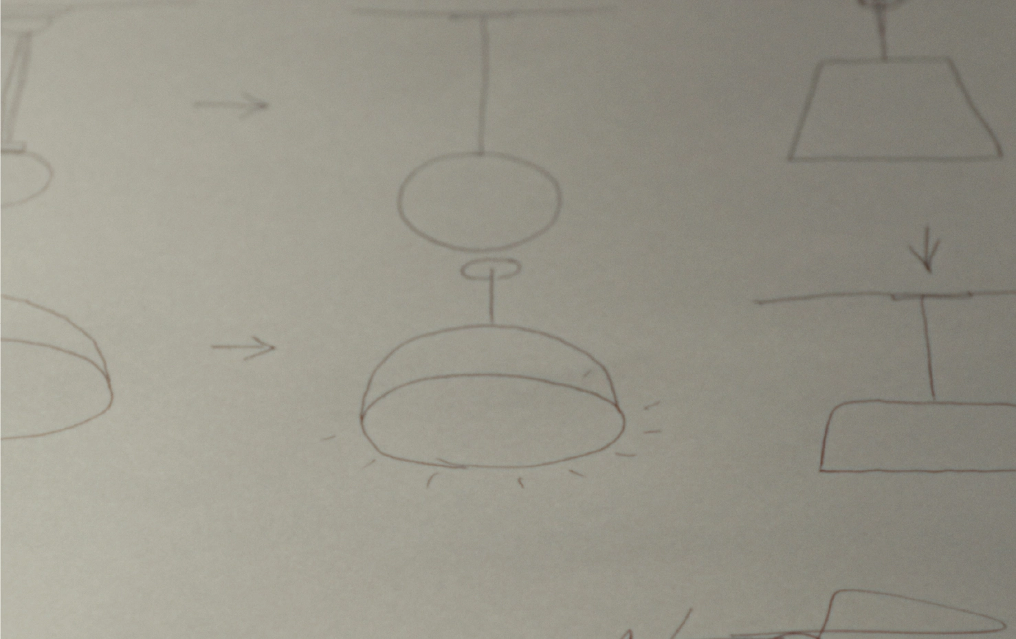 MODIFY商品の手描きラフ