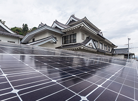 太陽光発電システム20kW 本庁舎 町民体育館 東吾妻中学校（体育館）