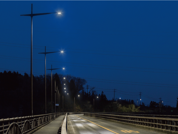 那須塩原市の道路照明イメージ