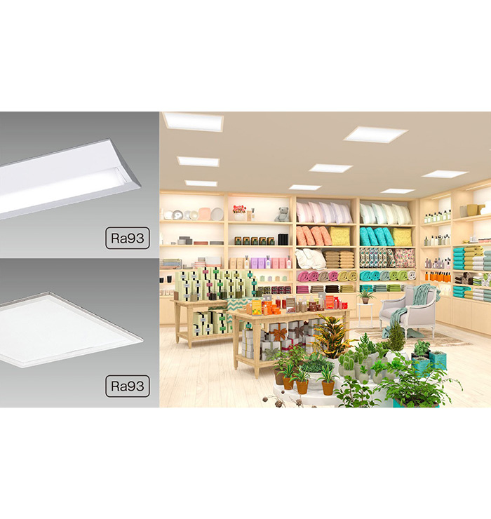 一体型ベースライトiDシリーズ・スクエアシリーズ「映光色」