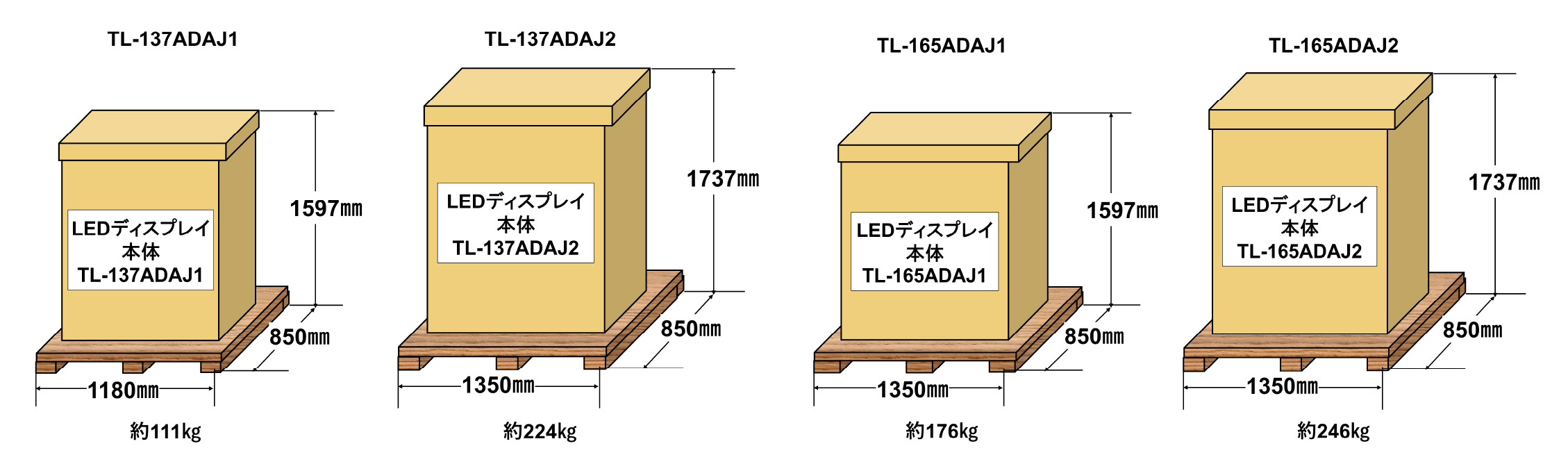 サイズ・重量表