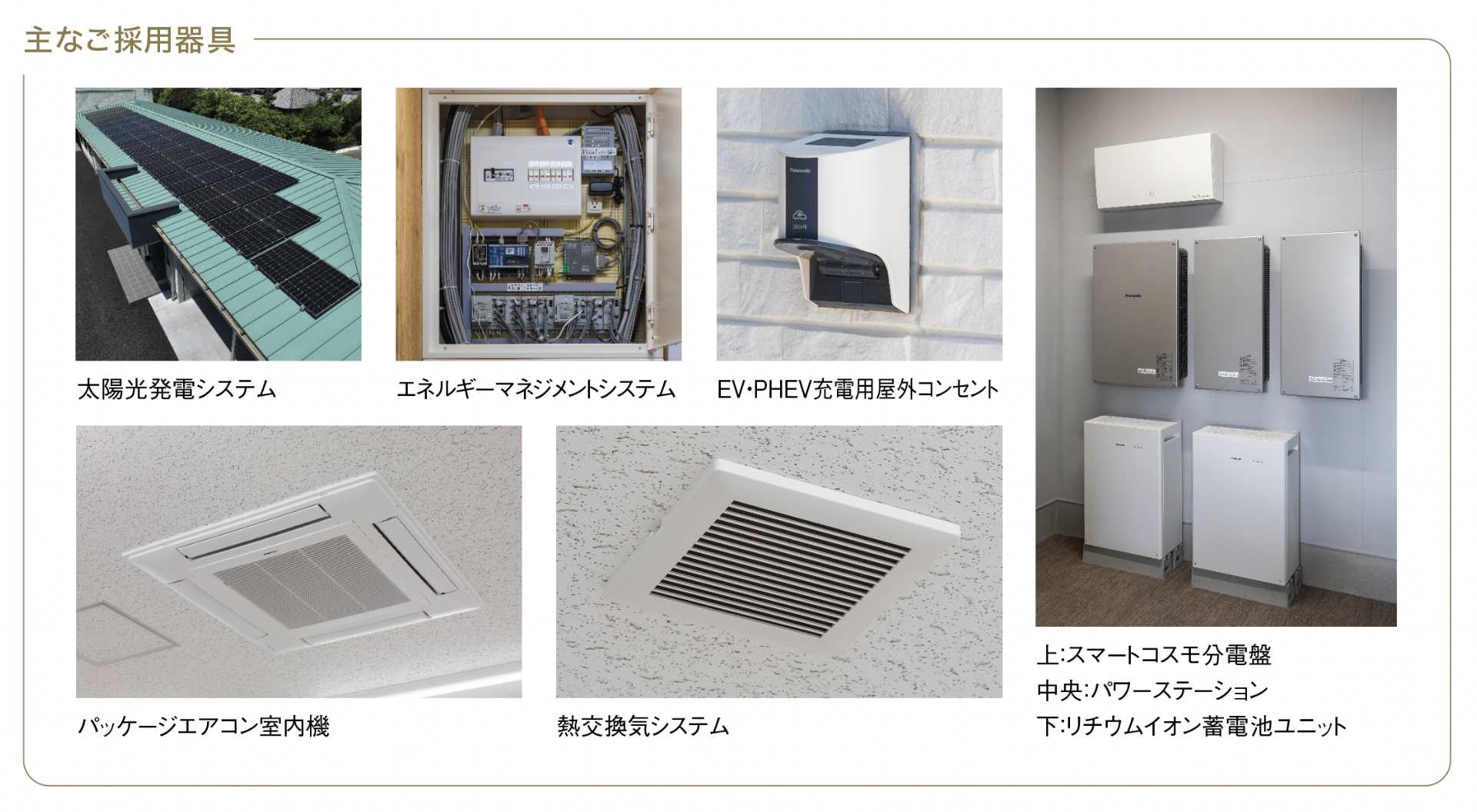 主なご採用器具図