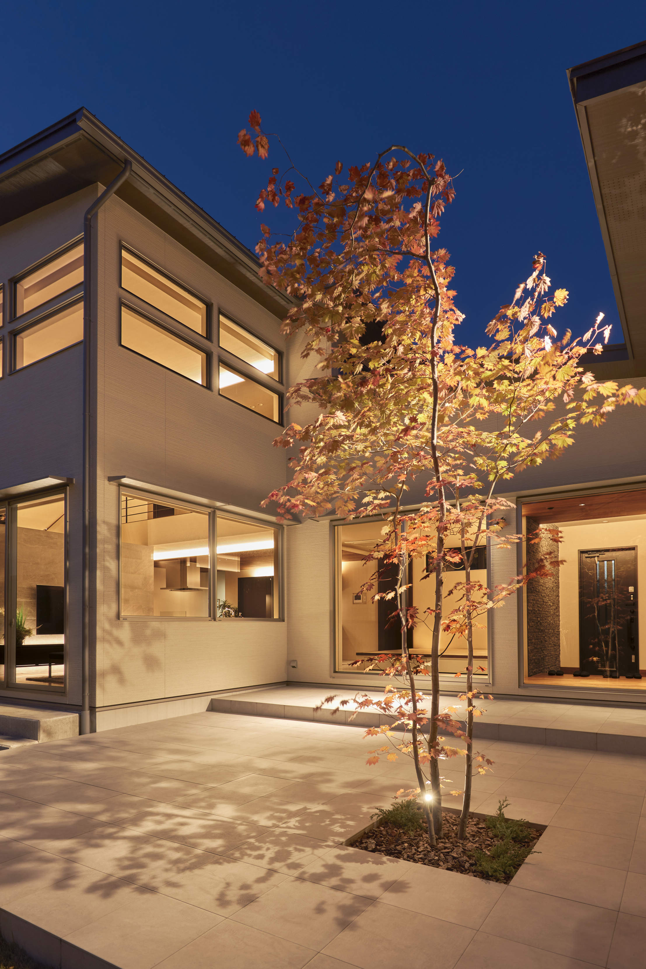 W様邸 外観 ファサード 納入事例集 電気 建築設備 Panasonic