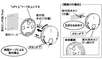 取付方法 解説イラスト
