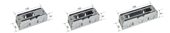 Sプレート用 スイッチボックス(鋼板製)