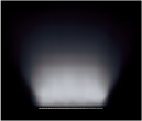 970lm以上・非調光型　L1200タイプ 広角タイプの白色4000Kの夜間照射イメージ