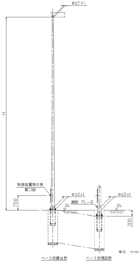 テーパーポール 建設電気技術協会仕様標準 ポール 商品ラインアップ 照明用ポール 屋外用照明器具 Panasonic