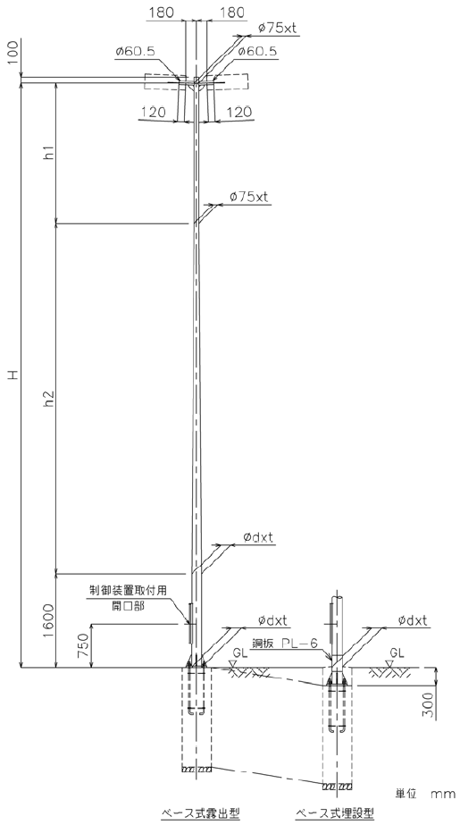 テーパーポール 建設電気技術協会仕様標準 ポール 商品ラインアップ 照明用ポール 屋外用照明器具 Panasonic