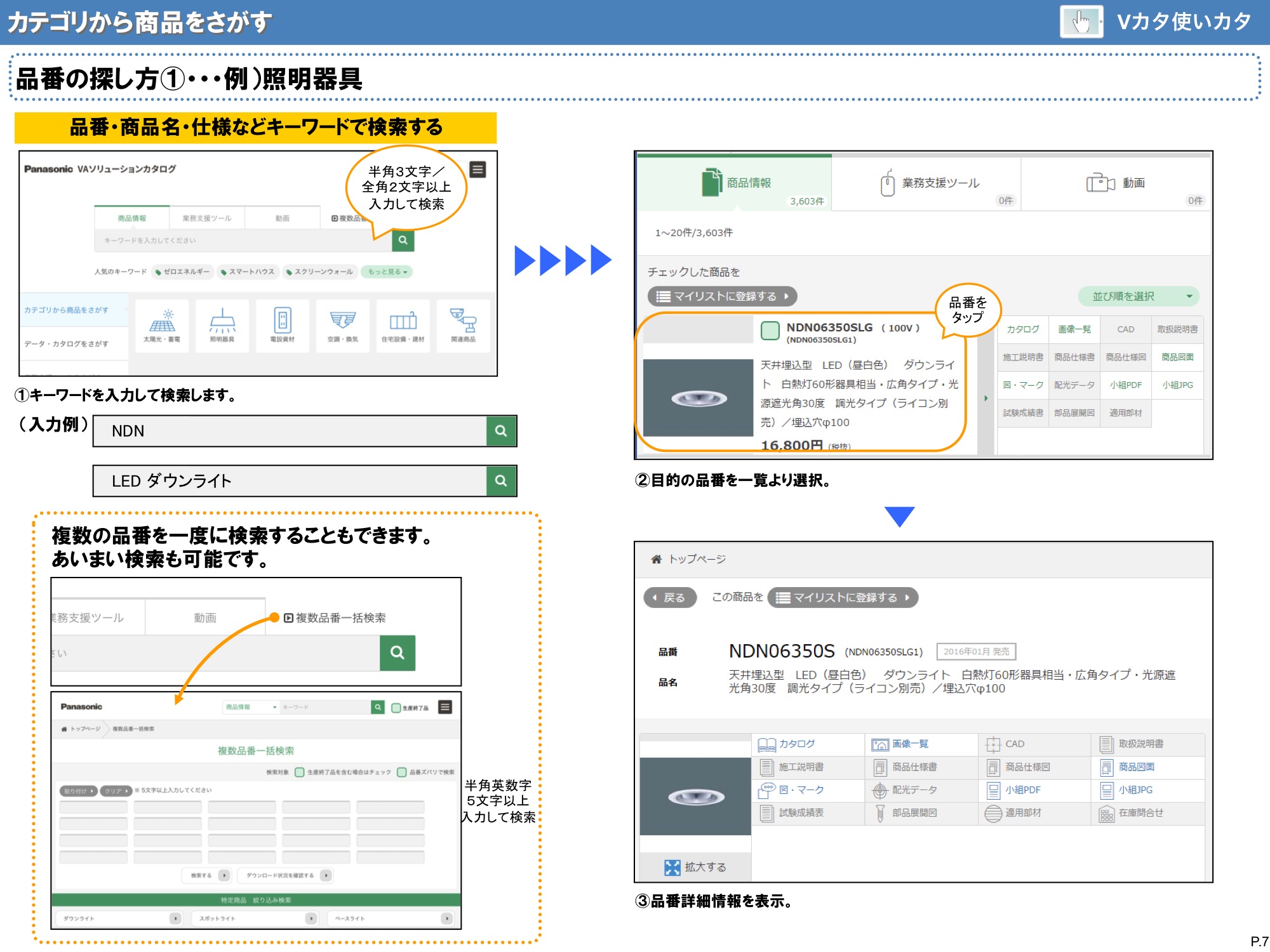 カテゴリから商品をさがす